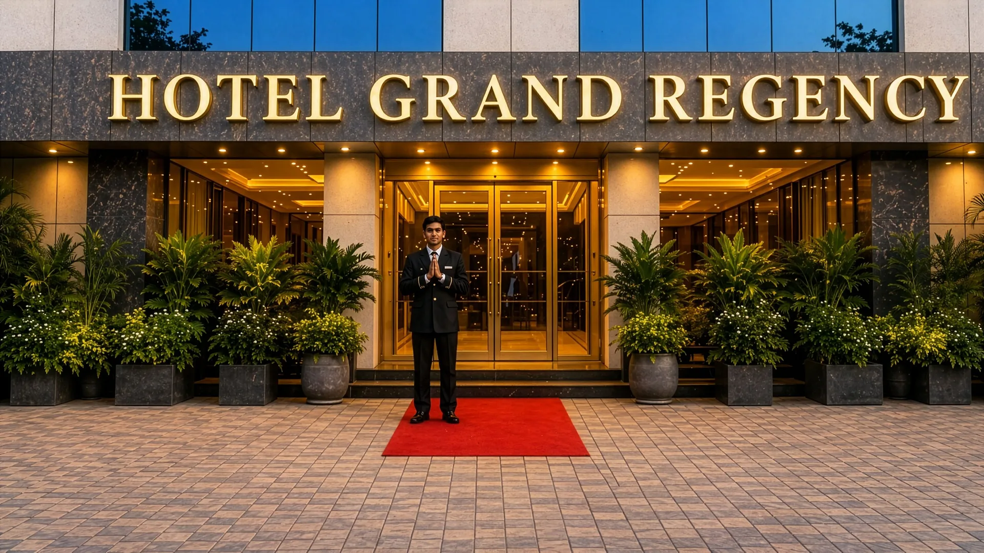 Hotel Grand Regency entrance, Pravakar's Hospitality