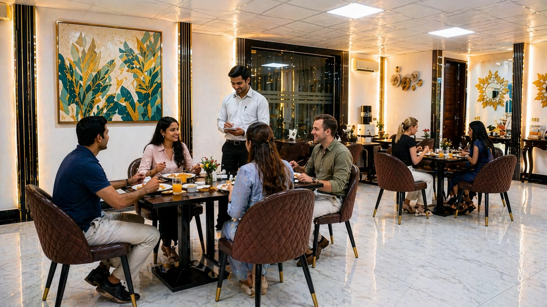 In-House Dining Area at Hotel JMK